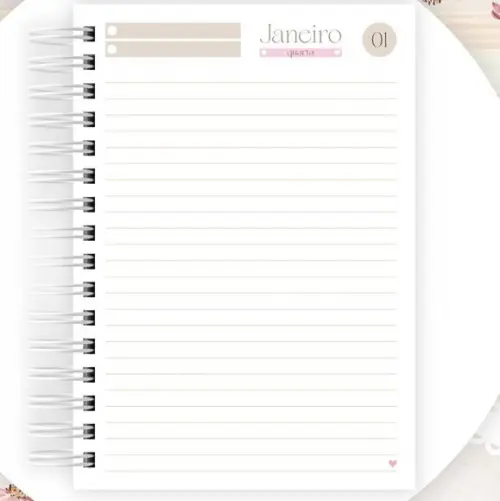 Agenda Personalizada 2025 Floral