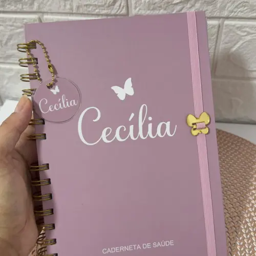 Caderneta de Saúde Vacinação Clean Minimalista