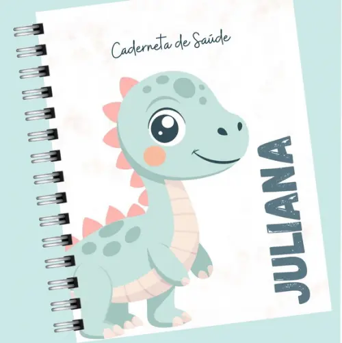 Caderneta de Saúde Vacinação Dino Menina