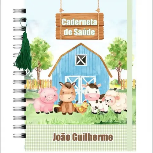 Caderneta de Saúde Vacinação Fazendinha