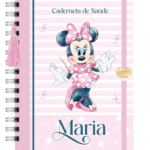 Caderneta de Saúde Vacinação Minnie