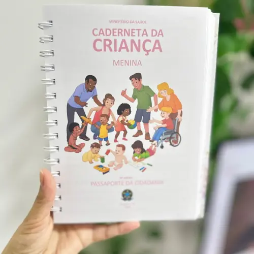 Caderneta Saúde Vacinação Ursinho Príncipe