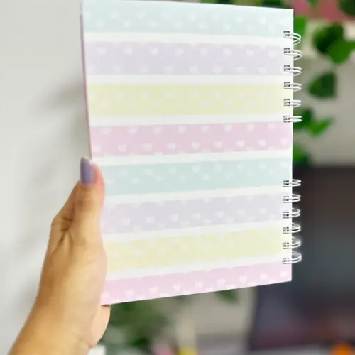 Caderno A5 Sonhos Candy Color