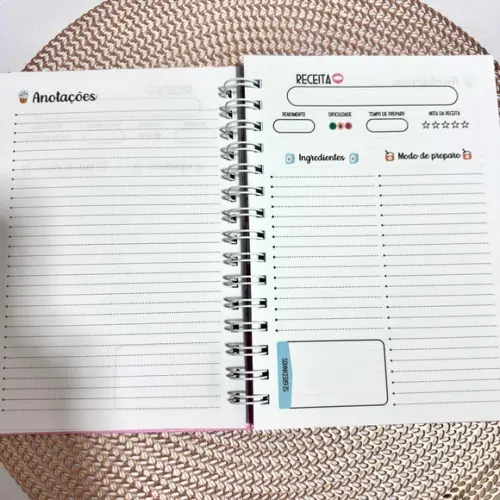 Caderno de Receitas Personalizado