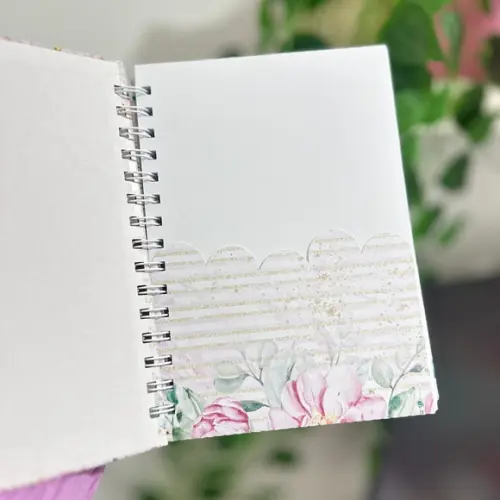 Caderno Pautado A5 Floral Alfabeto
