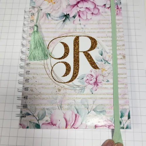 Caderno Pautado A5 Floral Alfabeto