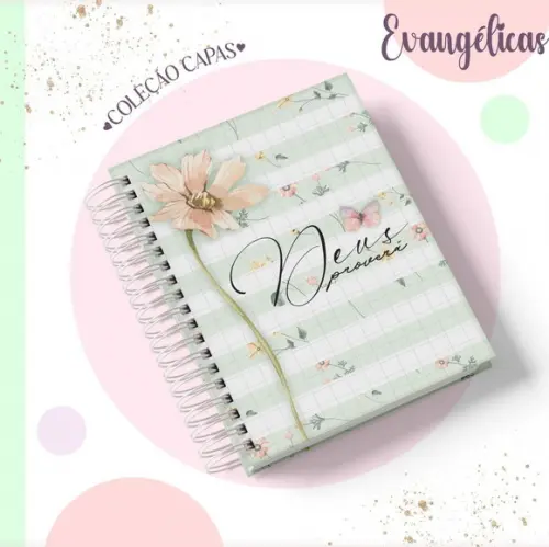 Caderno Pautado A5 Tema Cristão