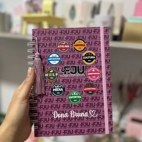 Caderno Personalizado A5 Fju Força Jovem Universal