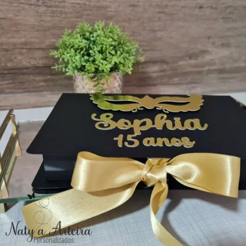 Caixa Convite Debutante 15 Anos