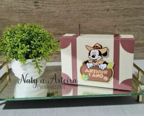 Caixa Maleta Mickey Safari