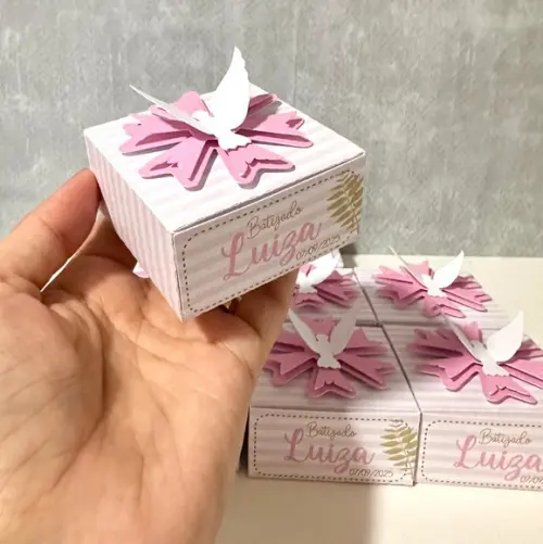 Caixa Mini Terço Batizado
