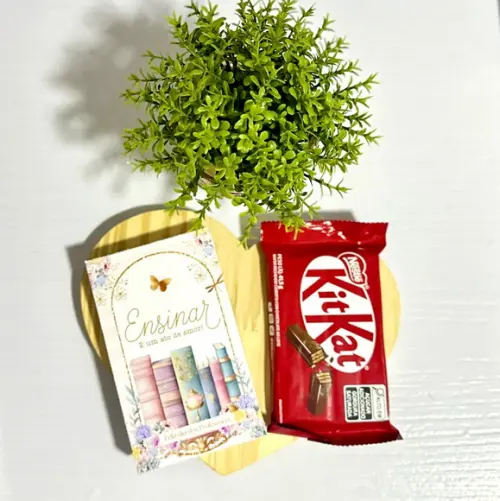 Caixinha Porta Kit Kat Dia dos Professores