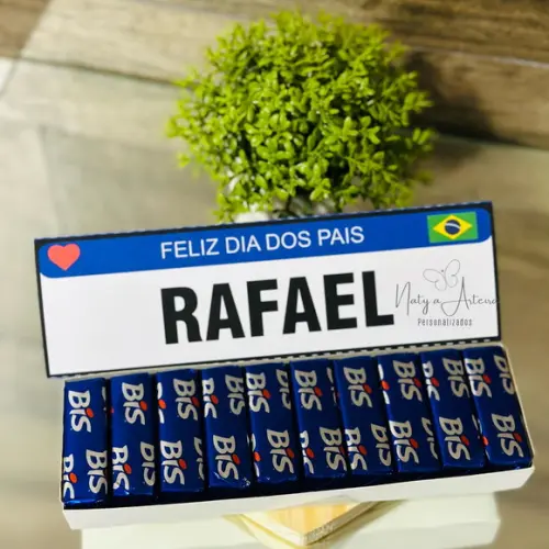 Capinha Porta Bis Dia dos Pais Placa Mercosul