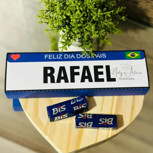 Capinha Porta Bis Dia dos Pais Placa Mercosul