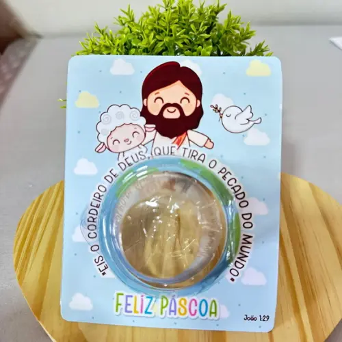 Card com Blister Páscoa Cristã