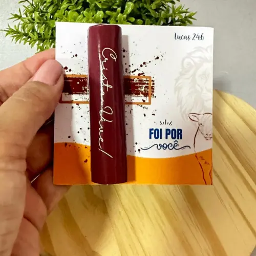 Card Cruz Páscoa Cristã Baton