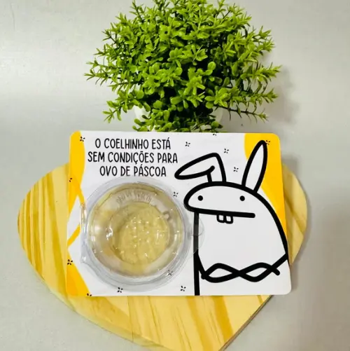 Cardo com Blister Páscoa Flork