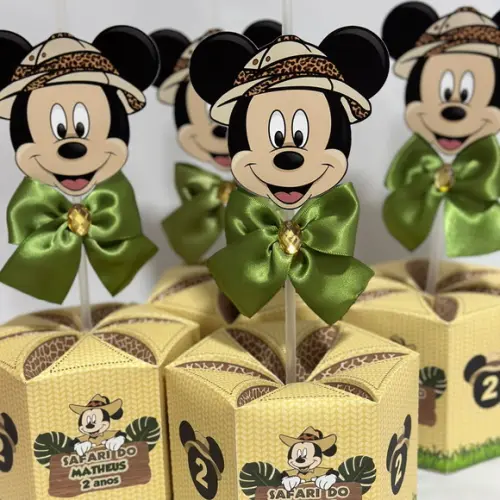 Centro de Mesa Mickey Safari