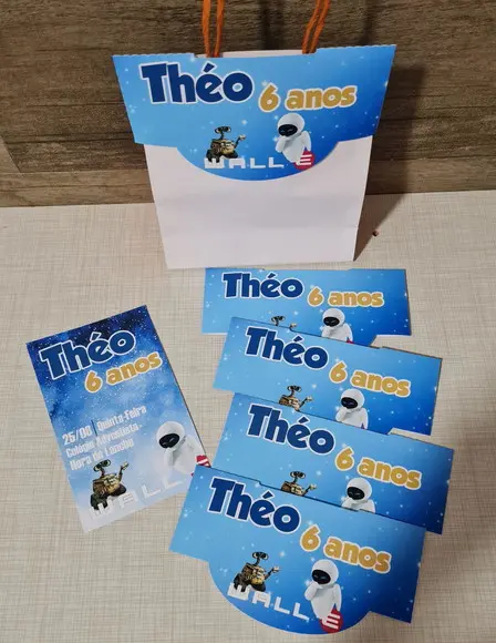 Convite Personalizado Wall-e
