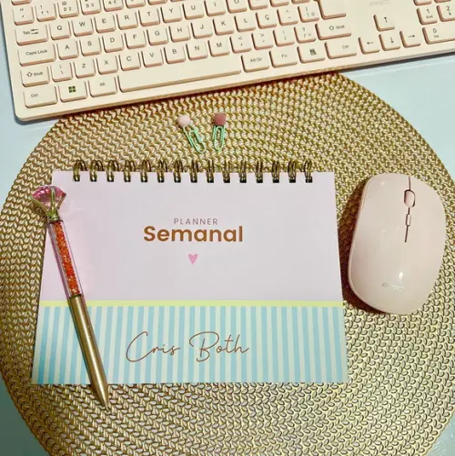Desk Planner Semanal A5 Permanente ou 2026