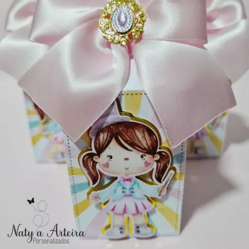 Kit 20 Personalizados Luxo Circo Rosa