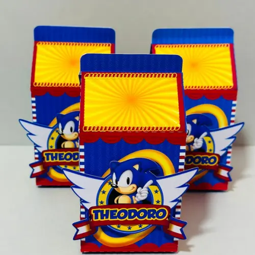 Kit Festa 10 Peças Sonic