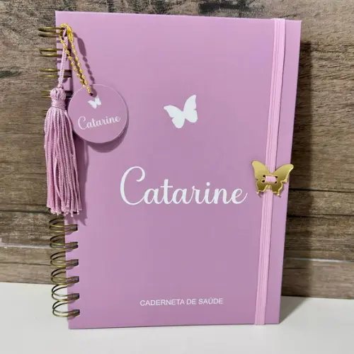 Kit Maternidade Caderneta + Livro Bebê e Porta Documentos