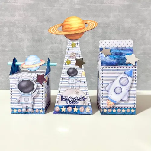 Kit Personalizados Astronauta 30 Peças