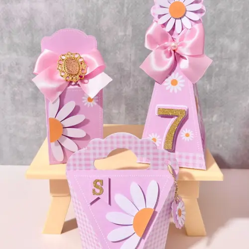 Kit Personalizados Margaridas 15 Peças
