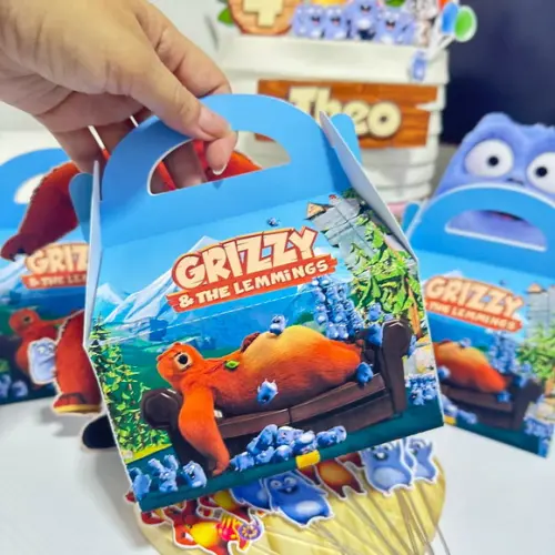Maleta Lanche Personalizada Grizzy