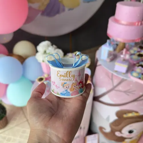 Mini Tubolata 5x6 Personalizada Princesas Cute