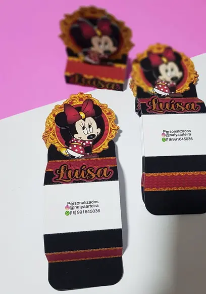 Porta Bis Duplo Minnie Luxo