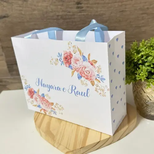 Sacolinha Personalizada Casamento