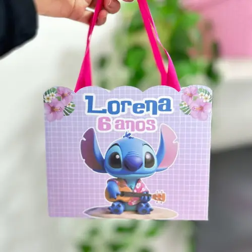 Sacolinha Personalizada Stitch