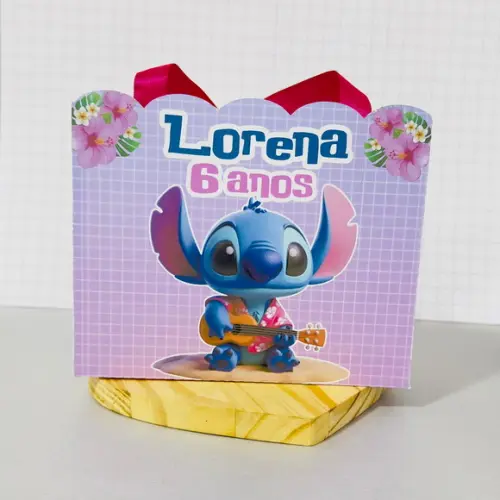 Sacolinha Personalizada Stitch