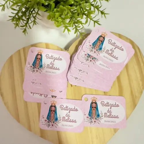 Tag Perfurada Batizado Nossa Senhora