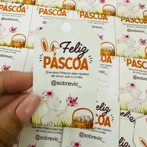 Tag Perfurada Páscoa