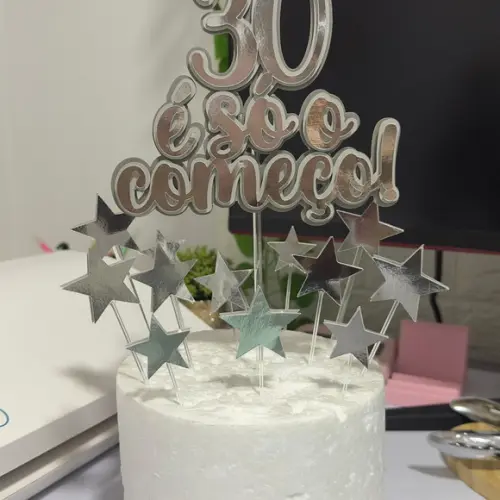 Topo de Bolo 30 Anos É Só o Começo
