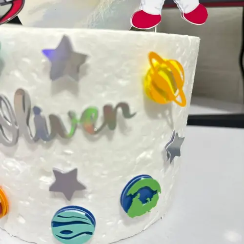 Topo de Bolo Astronauta