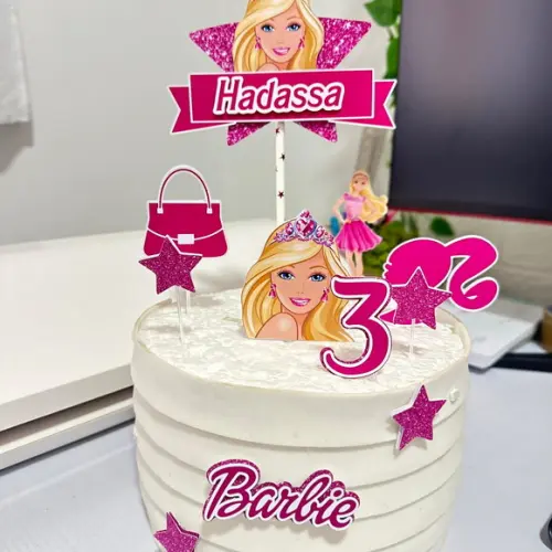 Topo de Bolo Barbie