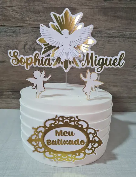 Topo De Bolo Batizado Eucaristia