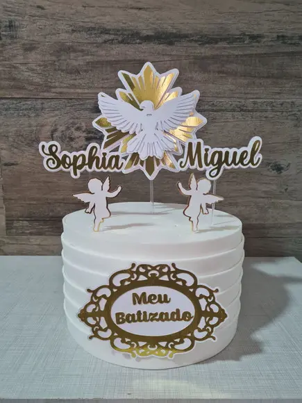 Topo De Bolo Batizado Eucaristia