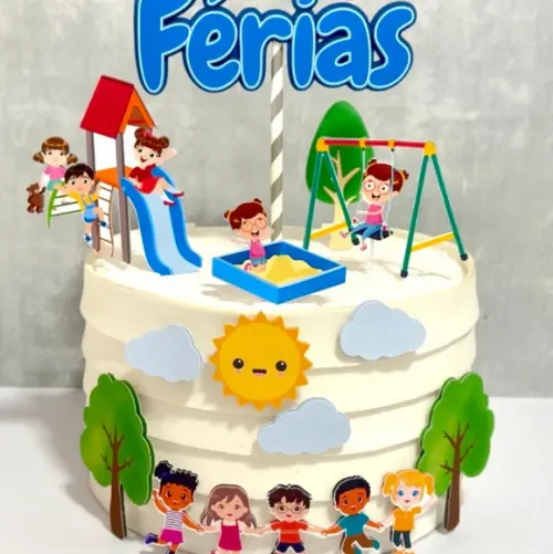 Topo de Bolo Boas Férias