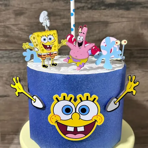 Topo de Bolo Bob Esponja
