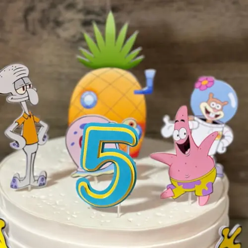 Topo de Bolo Bob Esponja