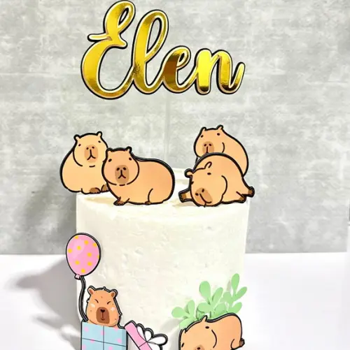 Topo de Bolo Capivara