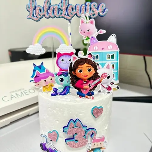 Topo de Bolo Casa Mágica Gabby Luxo