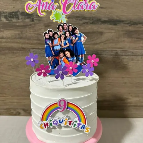 Topo de Bolo Chiquititas