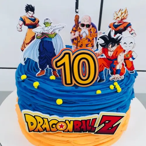 Topo de Bolo Dragon Ball Z