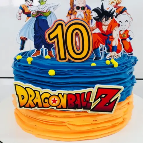 Topo de Bolo Dragon Ball Z